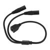Dual XLR 3Pin Male To RJ45 Female Adapter Cable XLR To RJ45 Y Splitter Cable for DMX CON Controller
