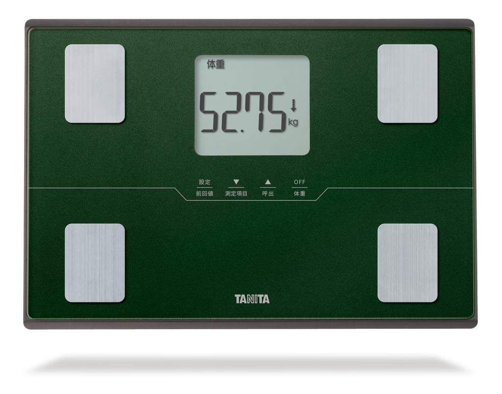 Tanita Weight Scale Body Composition Meter 50g Green GR Fat Fat Bone Storage To BC-315 [Body Percentage/Visceral Level/Muscle Mass/Basal