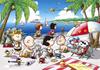 108-piece Jigsaw Puzzle PEANUTS Beach Memories (18.2 X 25.7 Cm)