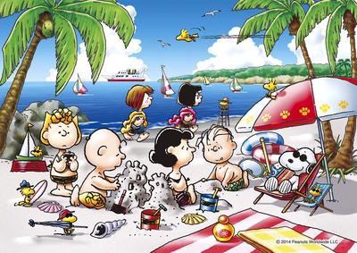 Пазл PEANUTS Пляжные воспоминания, 108 деталей (18,2 х 25,7 см)