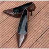 New Style Women's Design Leopard Print Woman Pump Pointed Toe Thin Low Heels Elegant Party Female Shoes Zapatos De Mujer
