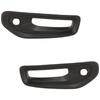 Left & Right Side Fog Light Driving Lamp Trim Cover Black For Ram 1500 Rebel Trx