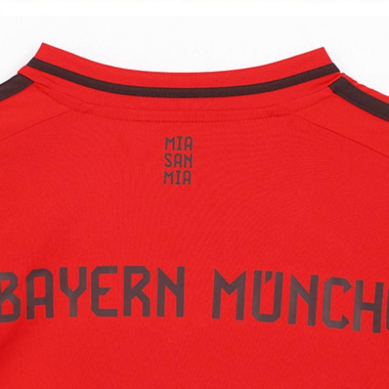 Adidas Junior Short Sleeve Jersey Bayern Munich 2024 25 Home Jersey