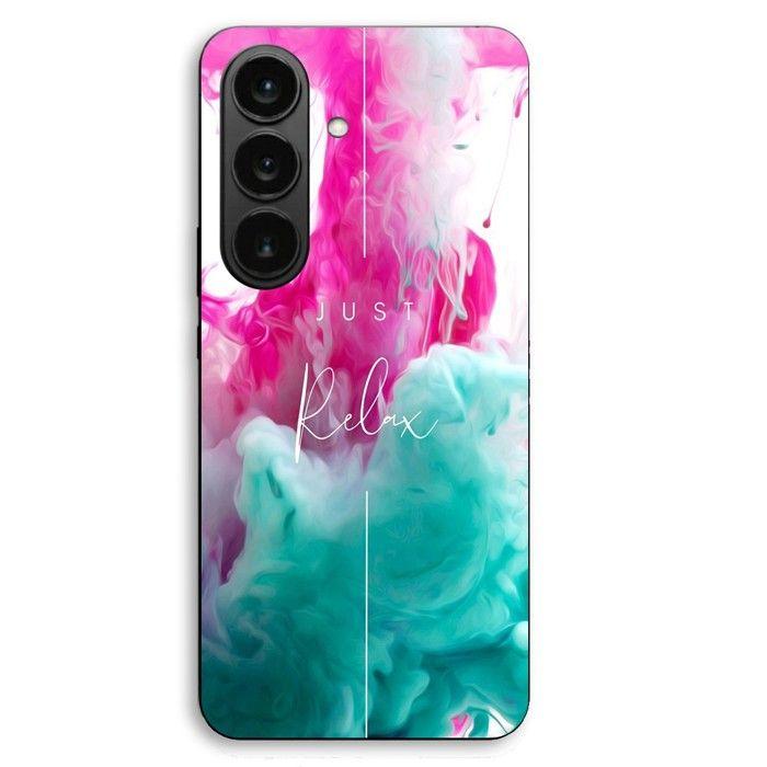 Coque de téléphone - MANIACASE - Samsung Galaxy S26 Plus - Silicone TPU - Noir - Juste Relax