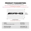 PAD5  Car Stickers Body Glass Center Console Decorative Stickers For AMG Mercedes Benz CITAN VITO SPRINTER CLS SLK W202 W203 W204 W205