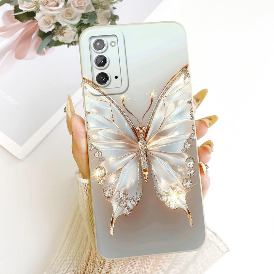 Для Samsung Galaxy S20 S20+ S20FE Милый Чехол-Телефон с Кошкой и Цветами Для Samsung S 20 S20 FE 4G 5G Ударопрочный Мягкий Силиконовый Бампер