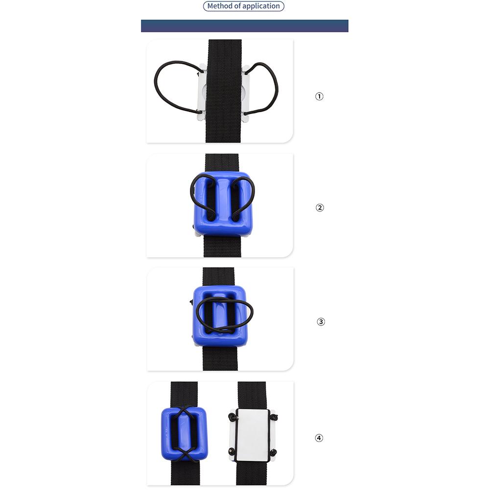 Scuba Diving Weight Fixing Plate Wear Resistant Diving Counterweight Fixed Plate BCD Webbing Mounting Plate Dive Accessories