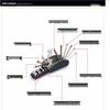 Набор многофункциональных инструментов для ремонта велосипеда 15-в-1