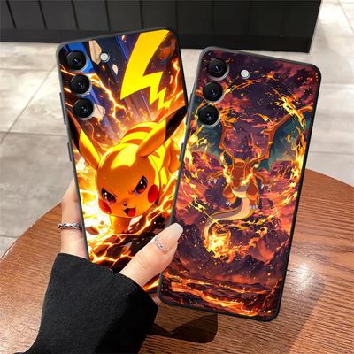 Крутой чехол с Пикачу из Покемонов для Samsung Galaxy A05 A16 A40 A12 A17 A15 A50 A06 A70 A13 A20 A04 Чехол для телефона