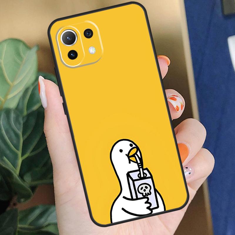 Мультяшный чехол-пенал с уткой для Xiaomi 17 Pro Max 14 15 Ultra 13T 14T 15T Pro POCO F8 F7 F5 F6 X5 X6 X7 Pro Чехол