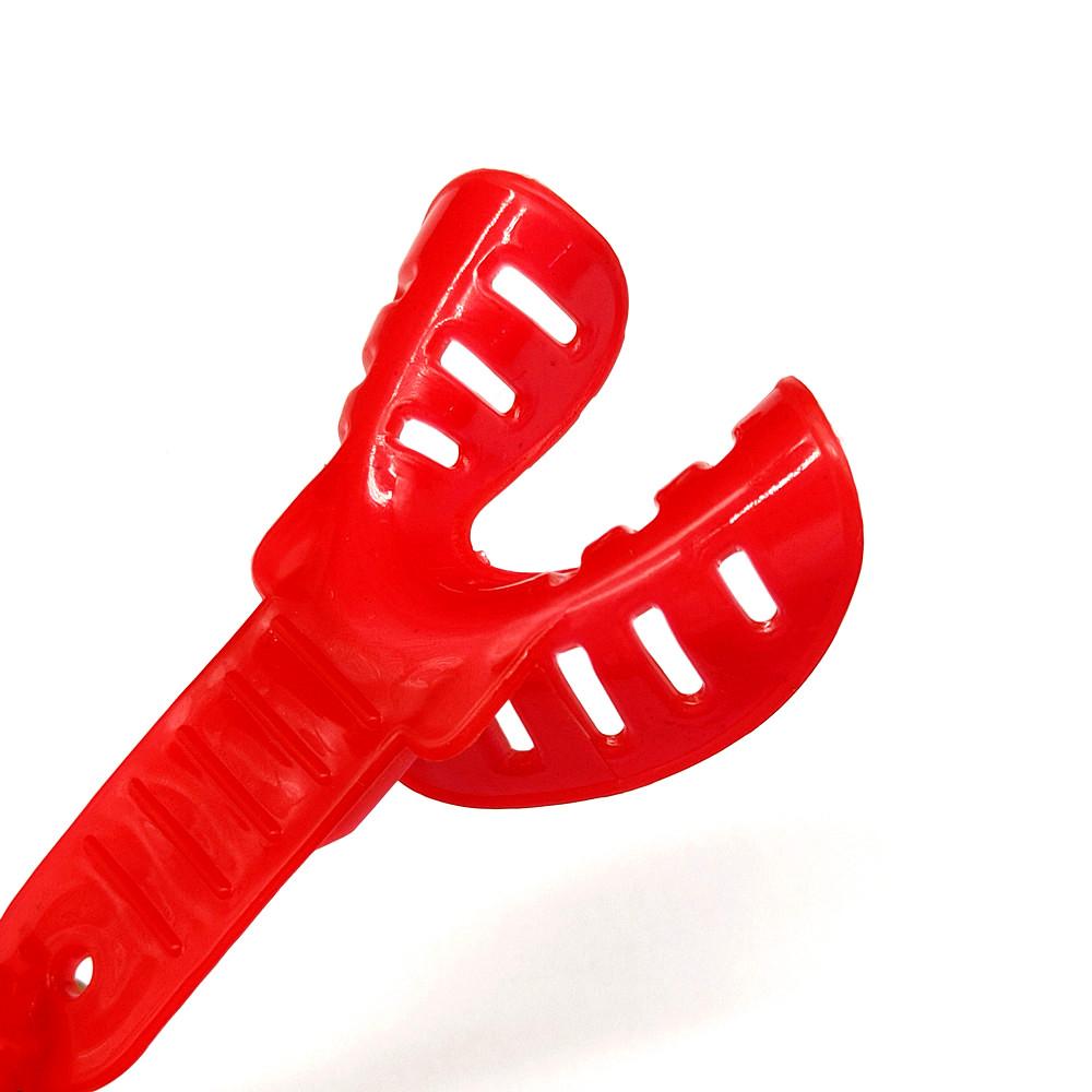 12 шт./компл., стоматологические слепочные лотки, пластиковые стоматологические центральные материалы, держатель для зубов, инструменты для ухода за полостью рта для взрослых и детей