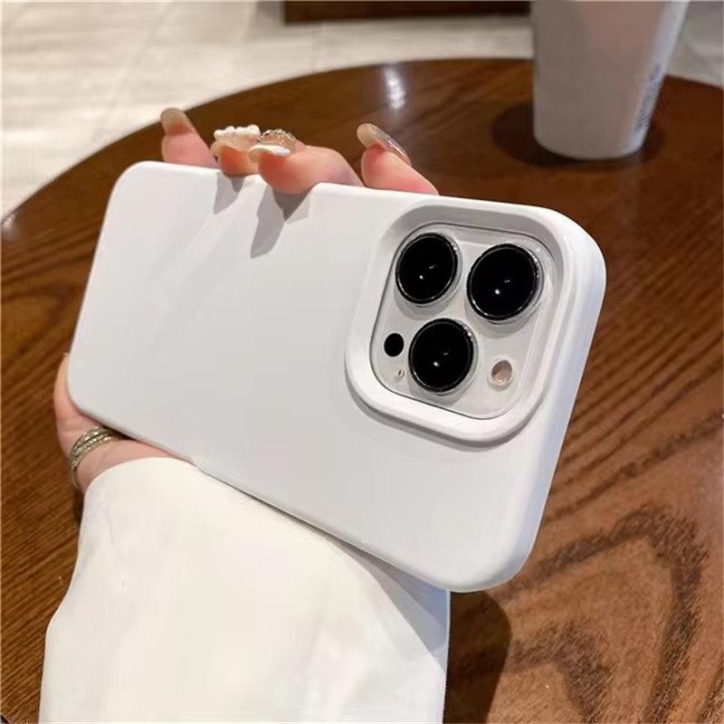 Luxury Liquid Silicone Case For iPhone 13 14 15 Pro Max 11 12 Mini X XS XR Plus Camera Protection Shockproof Cover