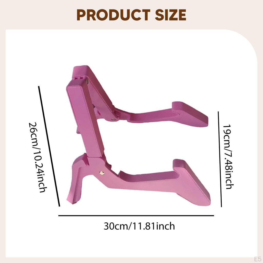 Складная гитарная стойка А-образной рамы Портативный держатель Аксессуары для музыкальных инструментов для акустической