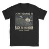 Awesome Artemis 2 Route Map SLS Rocket Launch Mission To The Moon TShirts Unisex WoUnisexs Cotton T Shirt Tee Shirt Summer Clothes