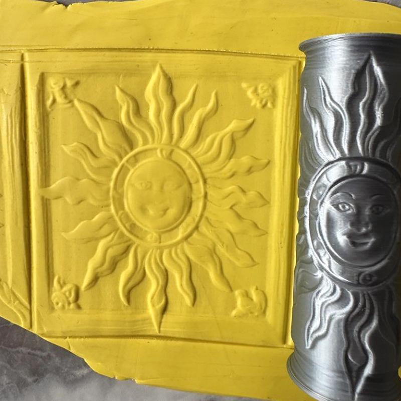 1PC Clay Texture Rollers DIY Rolling Pins Rollers Pottery Tools Clay Tile Roller Daily Multiple Options Available