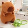 Capybara Plush Toy Stuffed Animals Capybara with Bee Turtle Oysters Backpack Soft Doll Kids Toys Birthday Christmas Gift