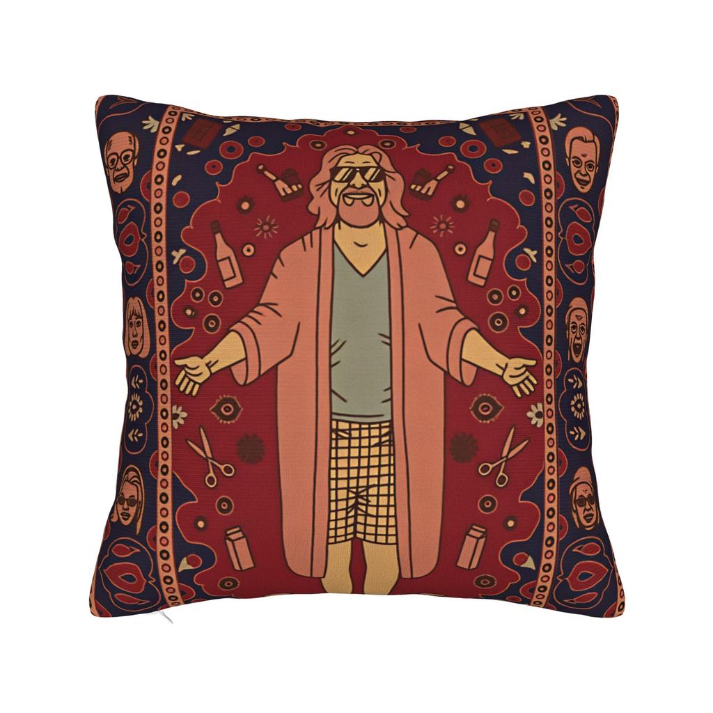 The Dude Big Lebowski (23) Pillowcases  Vintage Pillow Case For Sofa Car Home Decor Graphic Pillow Cover