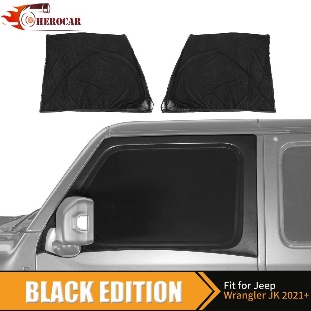 Front Window Glass Sunshade ect Shield Net For Jeep Wrangler TJ JK JL 1996-23