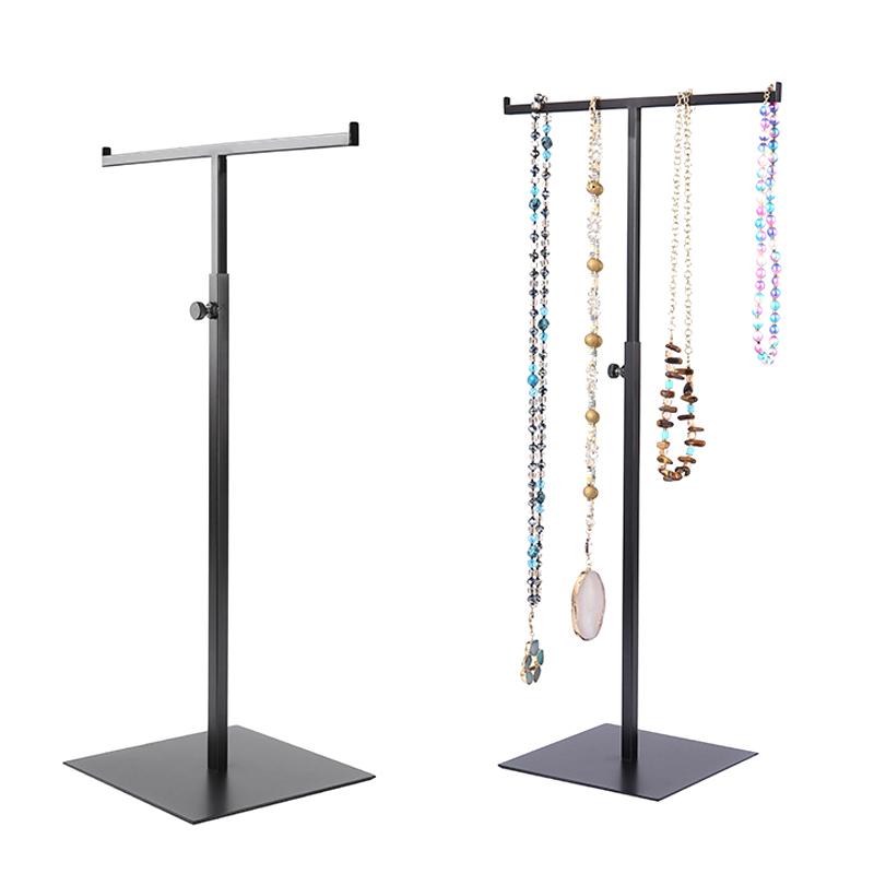 Purse Display Stand Adjustable Rack Closet Shelf Scarf Handbag Holder T Bar Hanging For Hat Bag Bracelet Necklace