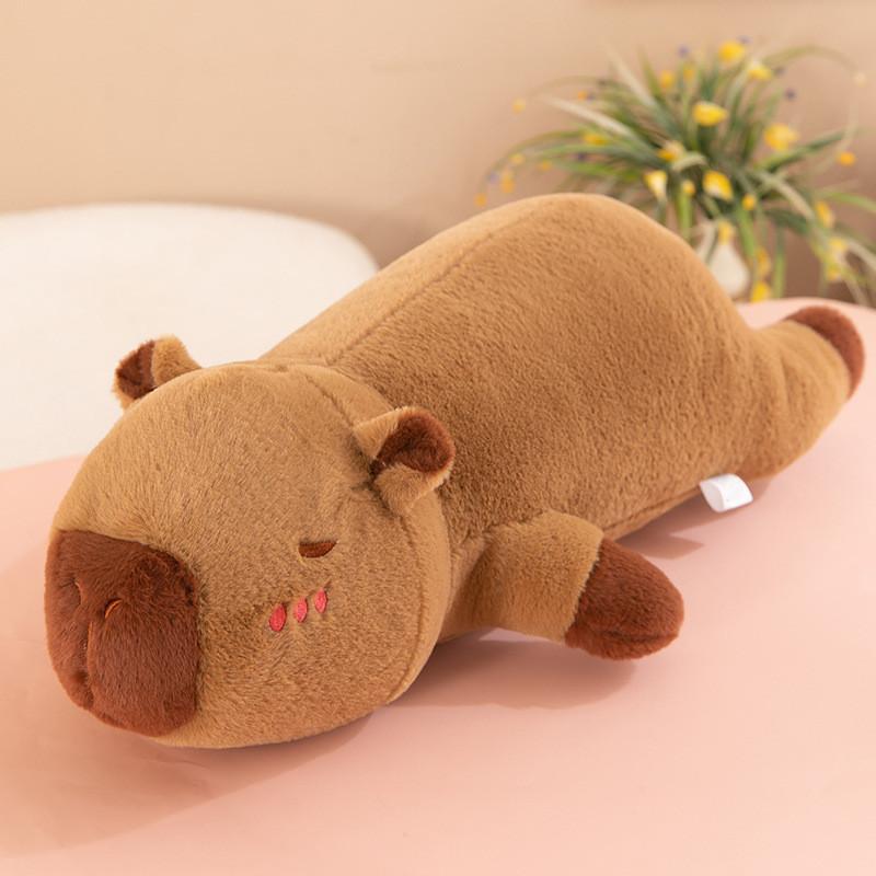 Capybara Plush Toys Cartoon Animals Children Birthday Gift Fill Doll Pillow