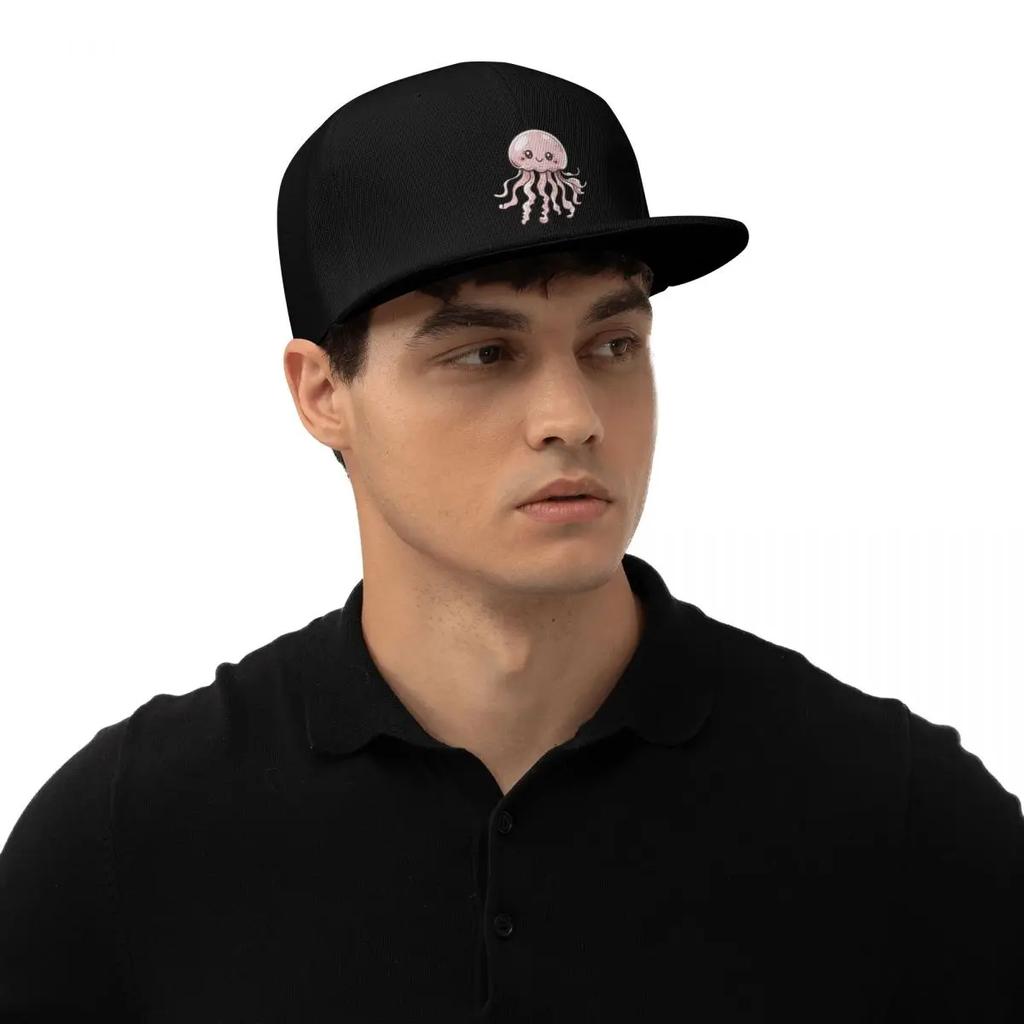 Cute Jellyfish Kawaii Design Baseball Caps Snapback Baseball Hats Breathable Casual Casquette Outdoor for Unisexs And Womens