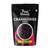 Сушеная клюква 125 г от True Elements - сушеная и нарезанная клюква | Полезные закуски | Готовая к употреблению закуска | 100% чистая, без добавления консервантов