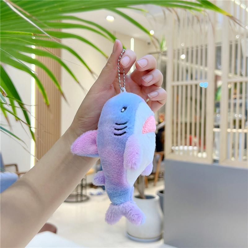 Marine Animal Big Shark Plush Toy Bag Pendant Doll Plush Pendant