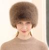 Имитация лисьего меха Трава Осень и Зима Теплая шляпа-ведро Защита ушей Милая и Модная корейская версия Шляпа Трендовая женская уличная шляпа