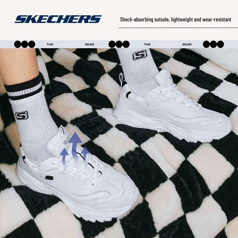 Skechers Мужская уличная повседневная обувь на платформе 52676