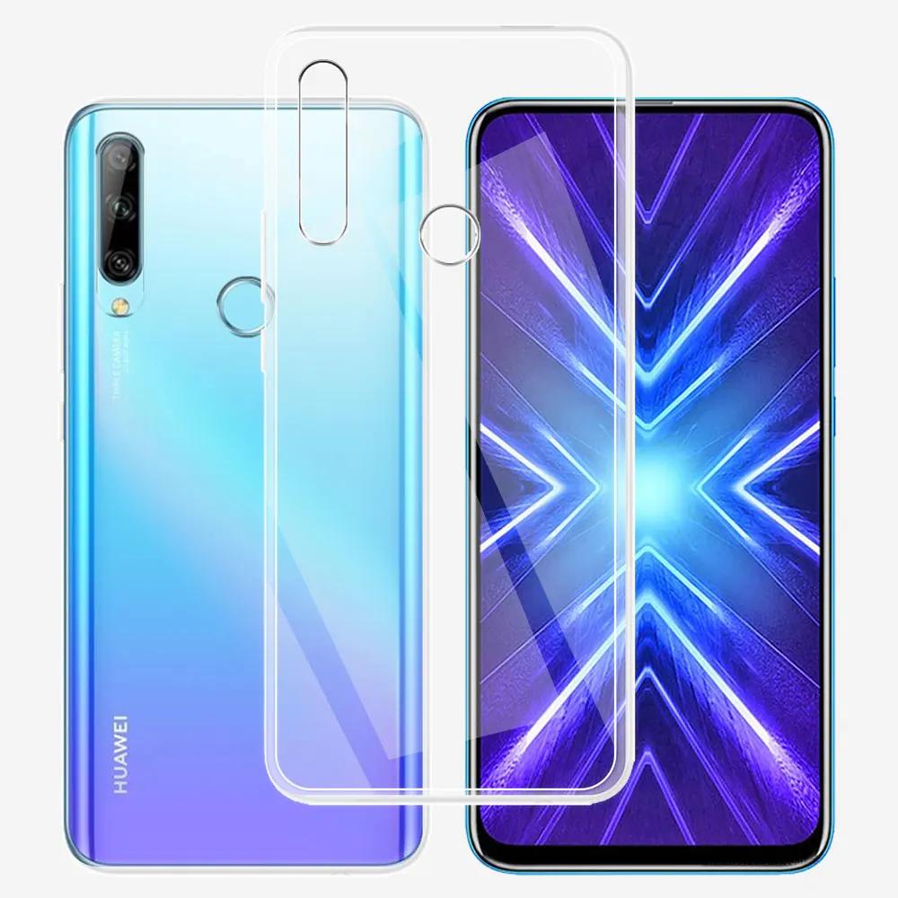Чехол для Huawei Honor 9X STK-LX1 Прозрачный Силиконовый Мягкий ТПУ Чехол для Телефона Для Honor 9X Funda Для Honor 9X 9x Прозрачный Coque