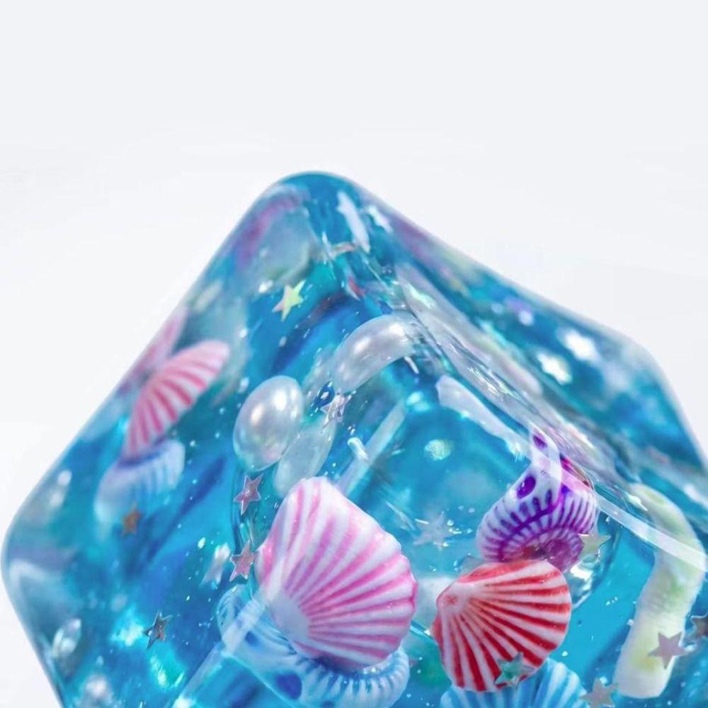 Slow Rising Blue Ocean Ice Cube Stress Balls Slow Rebound Sensory Fidget Toy Social Activities
