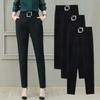Spring Summer Woman Pants Cotton Black High Waist Joggers Women Suit Harem Pants Soft All-match Trousers High Quality for Ladys