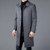 Autumn and Winter New Fashion Casual Medium and Long Coat Middle-aged Dad Wear