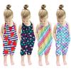 Toddler Kids Baby Girls Sleeveless Summer Romper Jumpsuit Playsuit Clothes