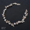 Ornaments Hair Jewelry Bridal Hair Vine Pearl Leaf Wedding Hair Accessories Bride Crystal Headband