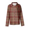 Women's Shirt Blouse Christmas Print Button Long Sleeve Casual Basic Shirt Collar Regular Top
