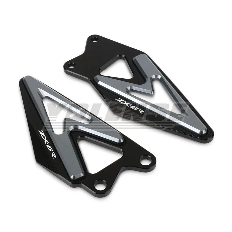 Для ZX-6R ZX6R 2019 2020 2021 2022 2023 2024 2025 Мотоцикл Подножка Защита Пятки Чехол Задние Подножки Защита Педали Ног