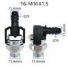 high quality 16-12*1.5 plastic fuel line quick connector for shaanqi delong EFI car for big truck for heavy truck 1 set