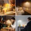 Stepless Dimming Touch Sensor Lamp Three Colors Wireless Reading Lamp Desk Lamp  Club Decoration