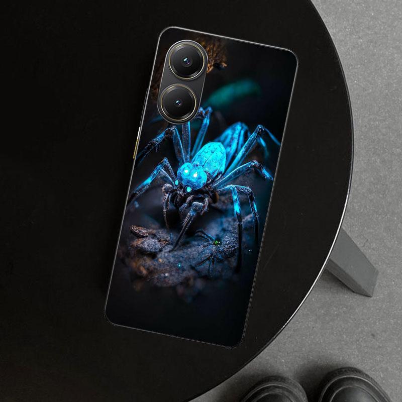 Чехол для телефона с изображением паука Черная вдова для Xiaomi Poco X6 X5 X7 Pro F7 Ultra Redmi 15C 15 13C 13 12C 12 10C 10 10A 9C 9A 9T