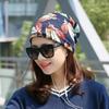 Fashion Women Beanies Caps Spring Winter Cotton Hat Fashion Cap Hip-hop Beanie Scarf Chapeu Feminino Cap 3 Way To Wear Bonnet