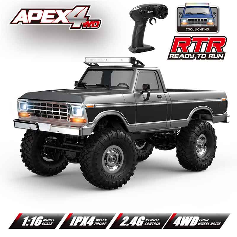 1:16 4WD Rc Car Full Scale 2.4G Off-Road Remote Control Cars With LED Monster Trucks Race Cars Model Toys For Kids Adult Gifts