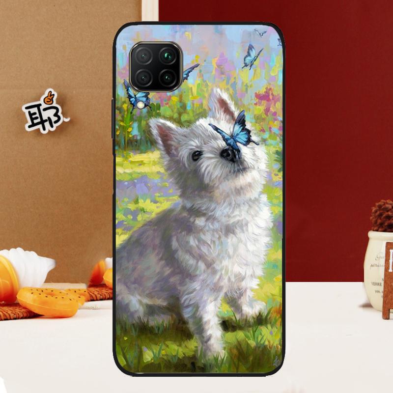 Westie Dog For Huawei Nova 10 9 SE 3i 7i 8i 11i 12i Y60 Y61 Y70 Y72 Y73 Y90 Y91 P20 P30 P40 Lite Case