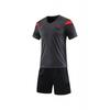 Adult Short Sleeve Soccer Referee Jersey Set Match Training Coach