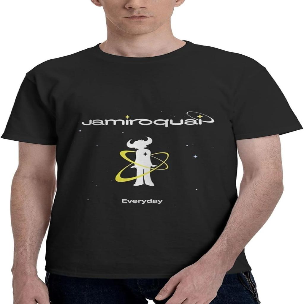 Мужская футболка Moecttlx Футболка Jamiroquai Спортивная футболка С рукавами Топы Футболка