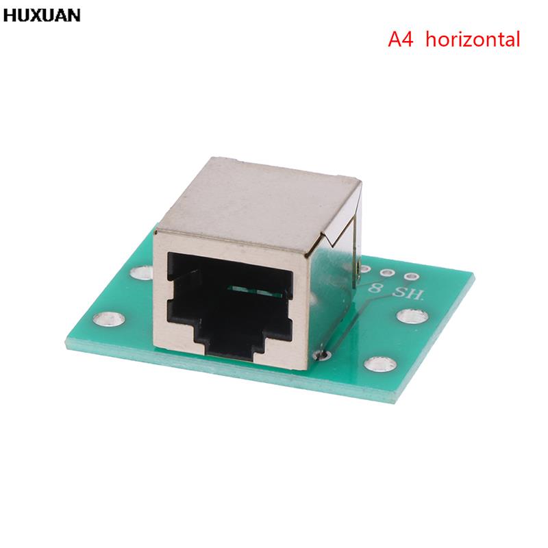 1Pcs RJ45 Adapter Board To XH2.54 Modular Ethernet Connector Adapter Network Interface + Breakout Board + Pin Header