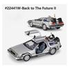 ВЕЛЛИ 1:24 литая под давлением модель автомобиля из сплава DMC-12 Delorean «Назад в будущее», машина времени, металлическая игрушечная машинка для детей, коллекция игрушек в подарок