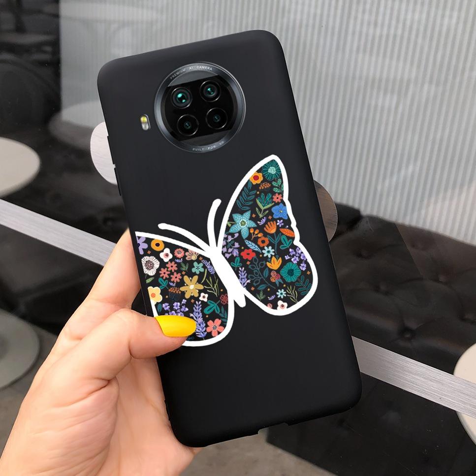 Чехол для Xiaomi Mi 10T Lite Милый Мультяшный Кот Расписной ТПУ Силиконовая Задняя Крышка Для Xiaomi Mi 10T Lite 5G 10Tlite Чехол для Телефона Funda