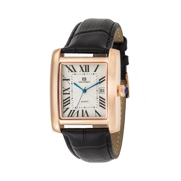 Stone Watches DONBOSCO Men's Student Office Worker Brand Retro Classic Square Square Wrist Leather Watch DB301,Korean Popular Watches