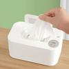 Baby Wipe Warmer Portable Temperature Adjustable USB Powered Large Capacity Wet Tissue Dispenser Heater